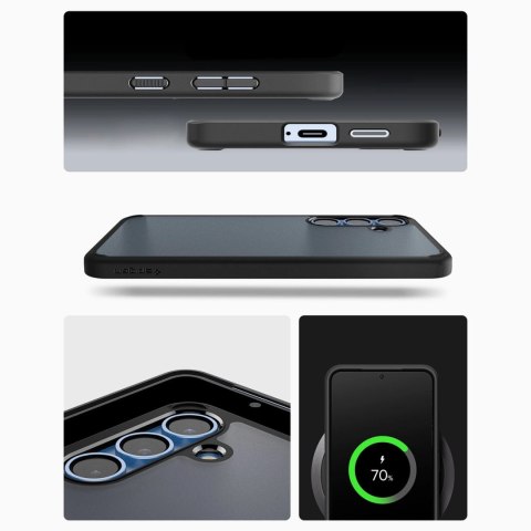 Etui Spigen Ultra Hybrid na Samsung Galaxy S25 - czarne