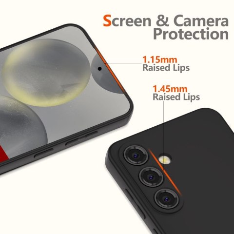 Etui Tech-Protect Icon na Samsung Galaxy A56 5G - czarne Etui Tech-Protect Icon na Samsung Galaxy A56 5G - czarne