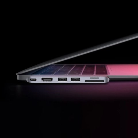 HUB Ugreen CM380 2xUSB C - HDMI/2xUSB 3.0/SDTF/USB C PD - szary HUB Ugreen CM380 2xUSB C - HDMI/2xUSB 3.0/SDTF/USB C PD - szary