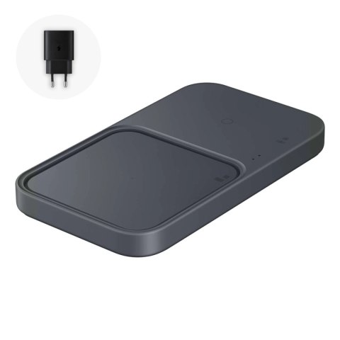 Ładowarka Samsung Wireless Charger Duo EP-P5400TBEGEU indukcyjna 15W - czarna + ładowarka sieciowa + kabel Ładowarka Samsung Wireless Charger Duo EP-P5400TBEGEU indukcyjna 15W - czarna + ładowarka sieciowa + kabel