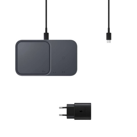 Ładowarka Samsung Wireless Charger Duo EP-P5400TBEGEU indukcyjna 15W - czarna + ładowarka sieciowa + kabel Ładowarka Samsung Wireless Charger Duo EP-P5400TBEGEU indukcyjna 15W - czarna + ładowarka sieciowa + kabel