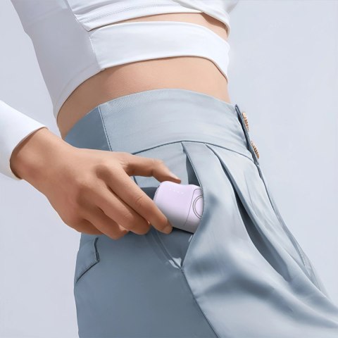 Mini powerbank Wozinsky WF16-YCS 5000mAh 15W USB-C z wbudowanym kablem USB-C i ładowarką do Apple Watch - fioletowy Mini powerbank Wozinsky WF16-YCS 5000mAh 15W USB-C z wbudowanym kablem USB-C i ładowarką do Apple Watch - fioletowy