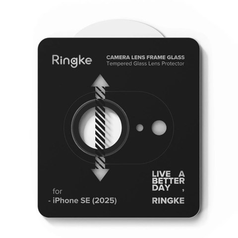 Osłona aparatu Ringke Camera Frame Protector 2-pack na iPhone 16e - czarna Osłona aparatu Ringke Camera Frame Protector 2-pack na iPhone 16e - czarna