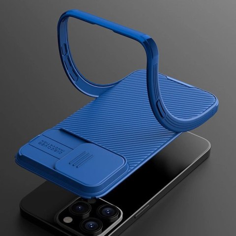 Pancerne etui Nillkin CamShield Pro Magnetic Case do iPhone 15 z osłoną na aparat - zielony Pancerne etui Nillkin CamShield Pro Magnetic Case do iPhone 15 z osłoną na aparat - zielony
