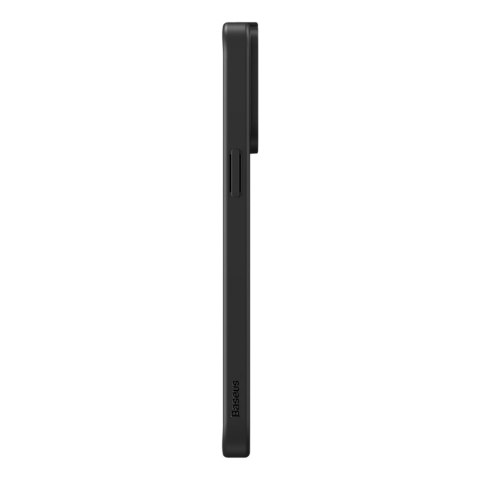 Pancerne etui iPhone 14 Pro Max kompatybilne z MagSafe szkło hartowane Baseus Synthetic Fiber - czarne Pancerne etui iPhone 14 Pro Max kompatybilne z MagSafe szkło hartowane Baseus Synthetic Fiber - czarne