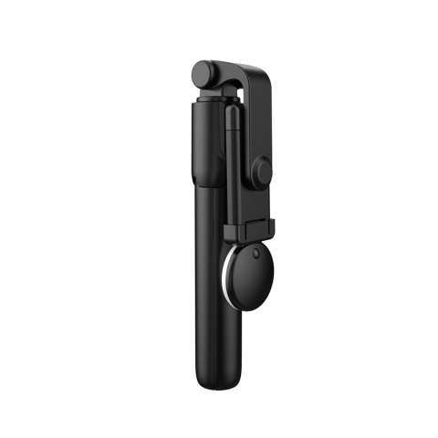 Selfie stick WR1YXS teleskopowy tripod 0.71m z okrągłą lampą - czarny Selfie stick WR1YXS teleskopowy tripod 0.71m z okrągłą lampą - czarny