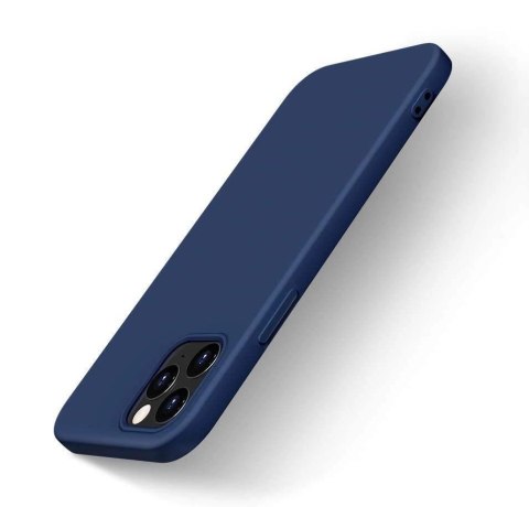 Silicone Case elastyczne silikonowe etui pokrowiec iPhone 13 Pro niebieski Silicone Case elastyczne silikonowe etui pokrowiec iPhone 13 Pro niebieski