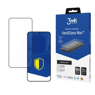 Szkło hartowane 3mk HardGlass Max Black na Samsung Galaxy S25 Edge