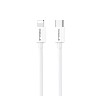 Riversong kabel Lotus 08 USB-C - Lightning 1,0m 3A jasny szary CL76