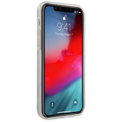 Etui Guess Gold Chain Collection na iPhone 12 mini - białe