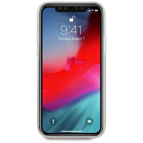 Etui Guess Gold Chain Collection na iPhone 12 mini - czarne