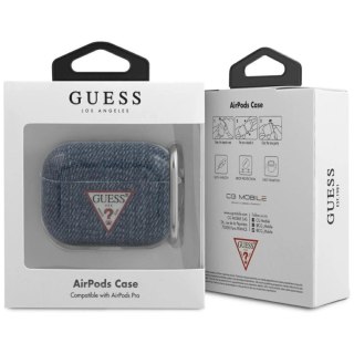 Etui Guess Jeans Collection na AirPods Pro - granatowe