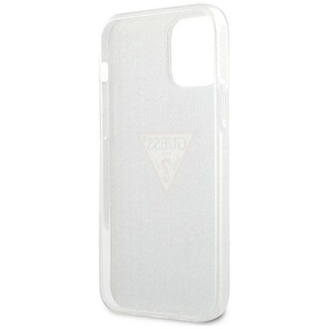 Etui Guess Jeans Collection na iPhone 12 Pro Max - niebieskie