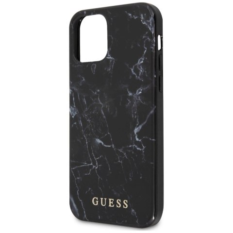 Etui Guess Marble na iPhone 12 Pro Max - czarne