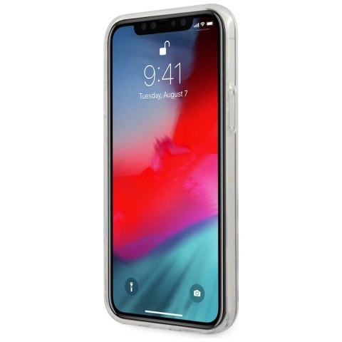 Etui Guess Triangle Collection na iPhone 12 / iPhone 12 Pro - czarne