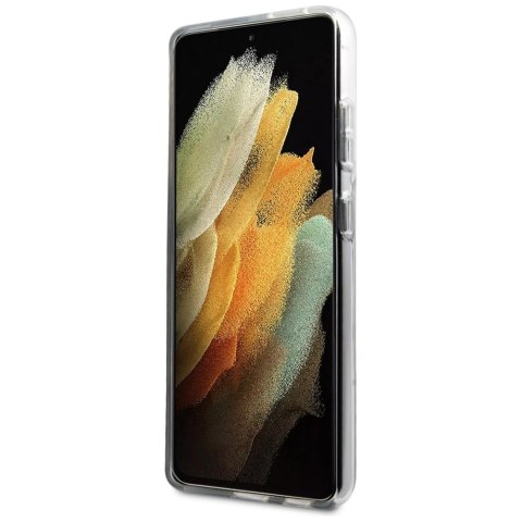 Etui Karl Lagerfeld Choupette Fun na Samsung Galaxy S21 Ultra - przezroczyste