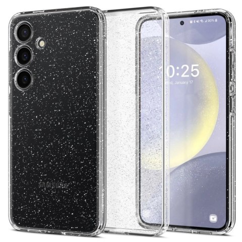 Etui Spigen Liquid Crystal na Samsung Galaxy S24+ - przezroczysto-brokatowe