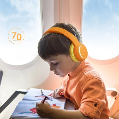Słuchawki bezprzewodowe Tronsmart KH03 z ANC, dla dzieci, bezpieczne - pomarańczowe Słuchawki bezprzewodowe Tronsmart KH03 z ANC, dla dzieci, bezpieczne - pomarańczowe