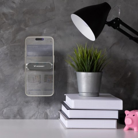 Wozinsky uchwyt magnetyczny na deskę rozdzielczą przyklejany czarny (WMH-01)