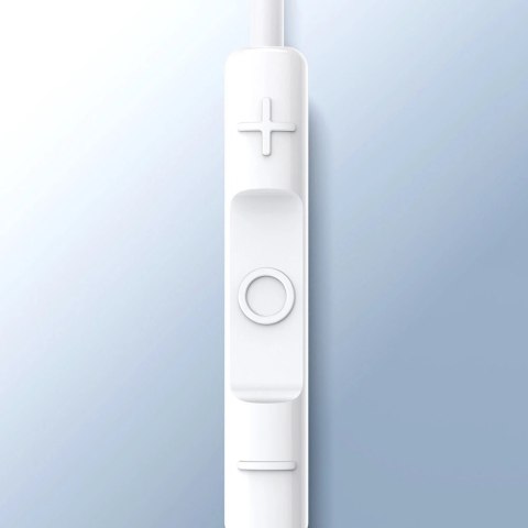 Baseus Encok C17 douszne słuchawki na kablu z mikrofonem USB-C - białe