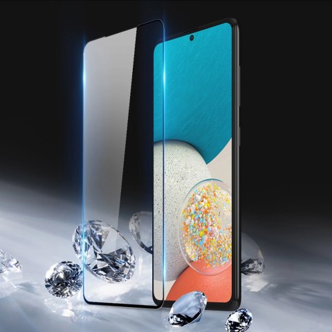 Dux Ducis 9D Tempered Glass wytrzymałe szkło hartowane 9H na cały ekran z ramką Samsung Galaxy A73 czarny (case friendly)