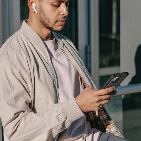 Dux Ducis Skin X2 etui do iPhone 14 Pro pokrowiec z magnetyczną klapką czarny