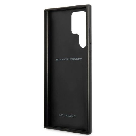 Etui Ferrari On Track Carbon Stripe na Samsung Galaxy S22 Ultra - czarne