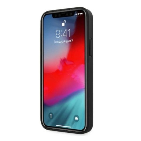 Etui Ferrari On Track Carbon Stripe na iPhone 12 Pro Max - czarne