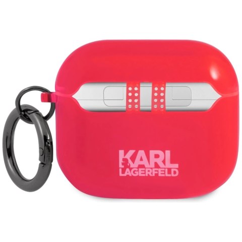 Etui Karl Lagerfeld Choupette na AirPods 3 - różowe