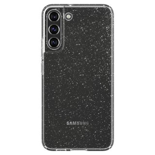 Etui Spigen Liquid Crystal na Samsung Galaxy S22 - przezroczysto-brokatowe