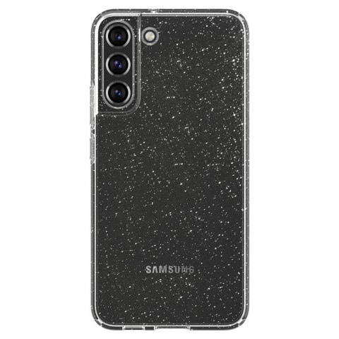 Etui Spigen Liquid Crystal na Samsung Galaxy S22 - przezroczysto-brokatowe