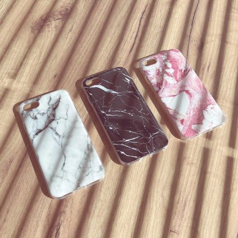 Wozinsky Marble żelowe etui pokrowiec marmur Xiaomi Redmi Note 10 Pro biały