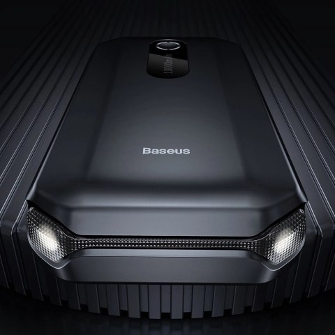 Baseus powerbank Power Starter Jump Starter urządzenie rozruchowe booster 10000mAh 12V (1000A / 500A) + kable krokodylki czarny 