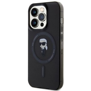 Etui Karl Lagerfeld IML Ikonik MagSafe na iPhone 14 Pro Max - czarne