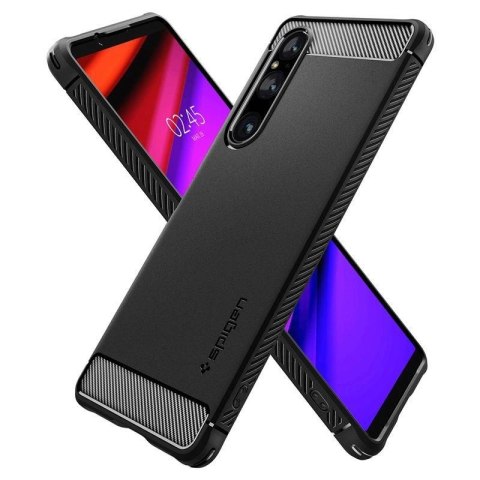 Etui Spigen Rugged Armor na Sony Xperia 1 V - czarny mat