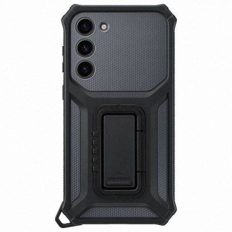 Samsung Rugged Gadget Case etui Samsung Galaxy S23+ pancerny pokrowiec ring holder podstawka szare (EF-RS916CBEGWW)