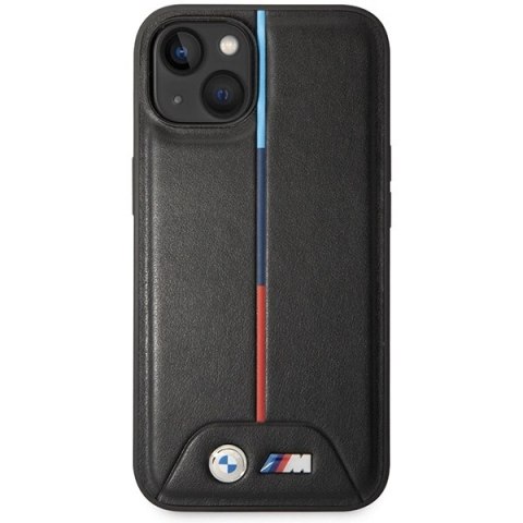 Etui BMW M Quilted Tricolor na iPhone 15 / 14 / 13 - czarne