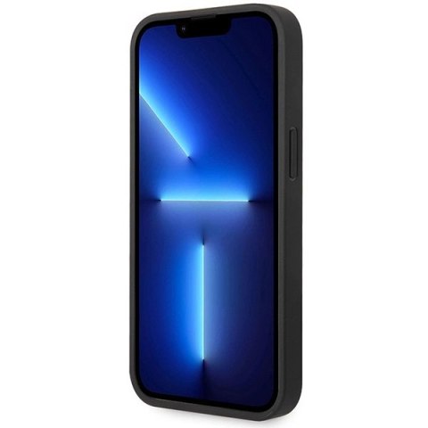 Etui BMW M Quilted Tricolor na iPhone 15 / 14 / 13 - czarne