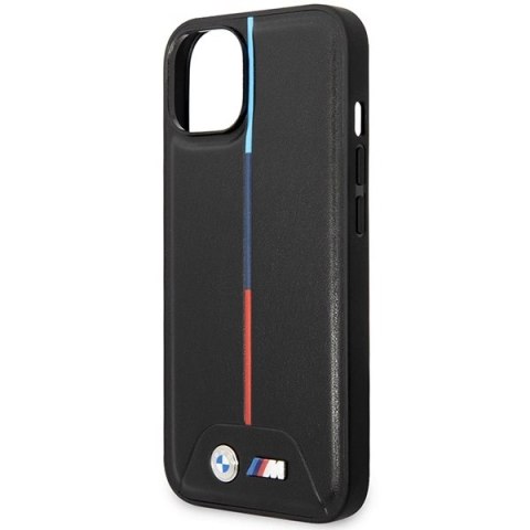 Etui BMW M Quilted Tricolor na iPhone 15 / 14 / 13 - czarne