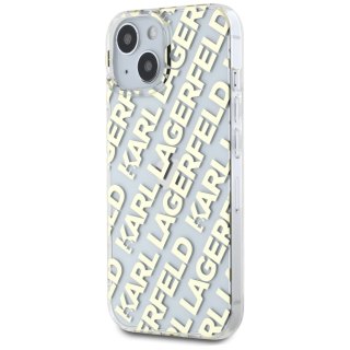 Etui Karl Lagerfeld IML Fullover Logo na iPhone 15 / 14 / 13 - złote
