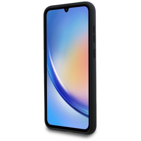 Etui Karl Lagerfeld Silicone Karl&Choupette Metal Pin na Samsung Galaxy A35 - czarne