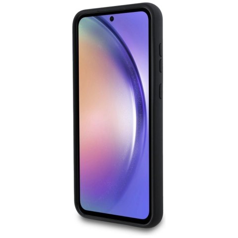 Etui Karl Lagerfeld Silicone Karl&Choupette Metal Pin na Samsung Galaxy A55 - czarne