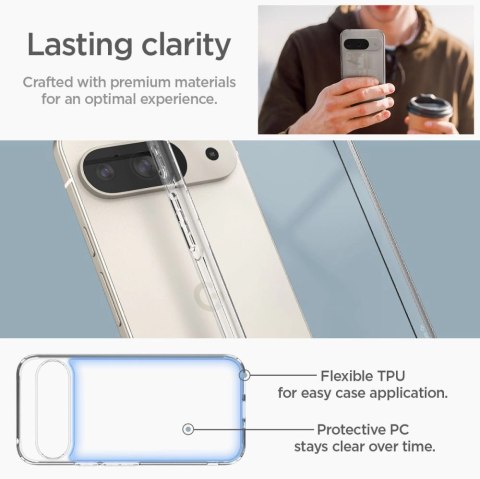 Etui Spigen Ultra Hybrid na Google Pixel 9 / 9 Pro - przezroczyste