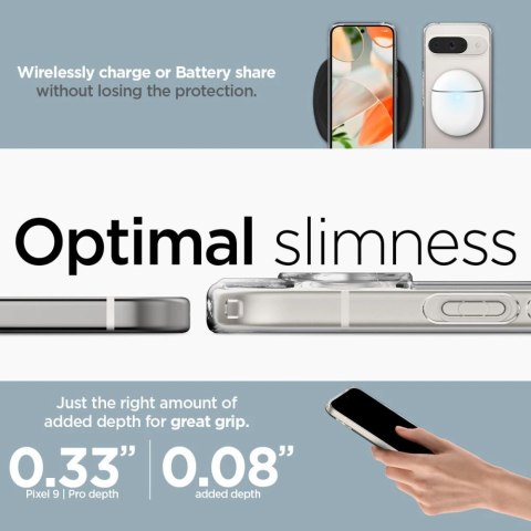 Etui Spigen Ultra Hybrid na Google Pixel 9 / 9 Pro - przezroczyste