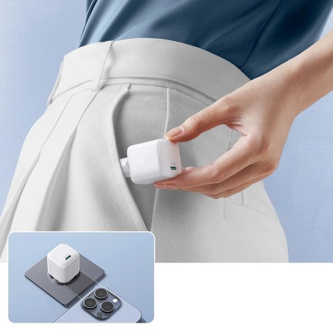 Ładowarka sieciowa Joyroom JR-TCG08 GaN 20W Power Delivery - biała