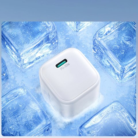 Ładowarka sieciowa Joyroom JR-TCG08 GaN 20W Power Delivery - biała