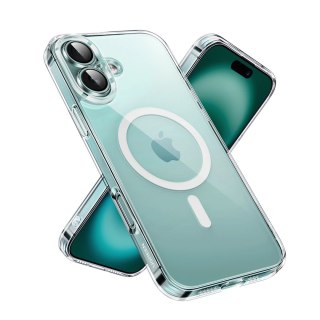 Etui Ugreen Classy Clear Magnetic z MagSafe na iPhone 16 Plus - przezroczyste