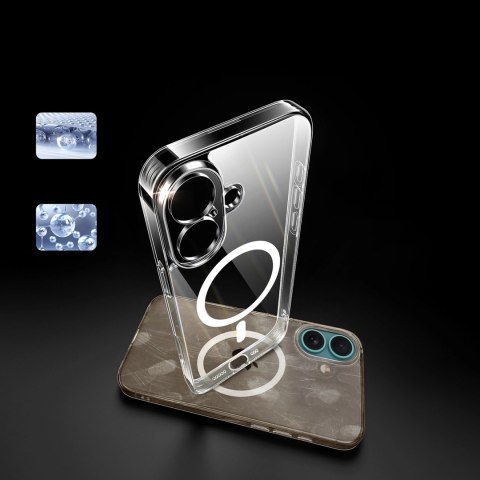 Etui Ugreen Classy Clear Magnetic z MagSafe na iPhone 16 Plus - przezroczyste