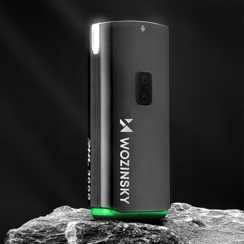 Lampka rowerowa przednia Wozinsky + kabel USB-C (3000 lm) - czarna