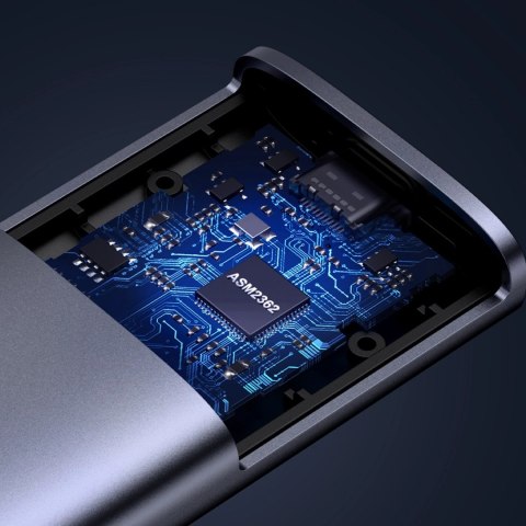 Obudowa na dysk Ugreen CM767 M.2 NVMe PCIe SSD - srebrna